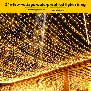 ไฟประดับ<span class=keywords><strong>ต้น</strong></span>คริสต์มาสแบบสายหนัง LED กันน้ำ IP55 แรงดันต่ำ สำหรับตกแต่งภายนอกอาคาร ให้แสงสว่างระยิบระยับดุจดวงดาว ใช้พลังงานจาก USB/พลังงานแสงอาทิตย์/แบตเตอรี่/ปลั๊กไฟ - Product Image 3