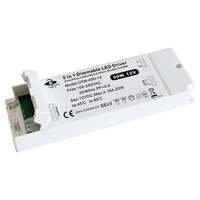 SAA DC12V 4.16A Triac Dimmable/0-10V/1-10V 5 en 1 50W Controlador de fuente de alimentación Led para tira Led