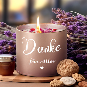 Rose Gold Tin Modern <b>Candle</b> Container Round Metal Can Custom Printed Packaging Jar for Valentine's Day Scented <b>Candle</b> <b>Gift</b> - Product Image 6