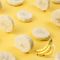 Zonder toegevoegde suiker, zoete gevriesdroogde gesneden bananen, gedroogd fruit snack, bulkverpakking