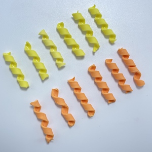 CHENXI en vrac 3D coloré bonbons Curl bâton 3cm torsion rayé polymère argile breloques pour coque de téléphone décor 100 pièces - Product Image 2