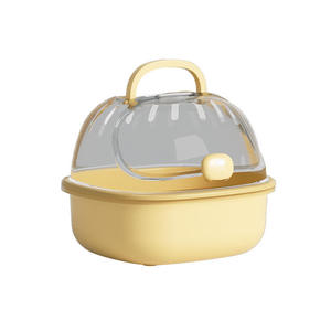 Cage à hamster portable pour usage extérieur, fenêtre transparente en plastique pour les oursons dorés, fournitures pour petits animaux - Product Image 5