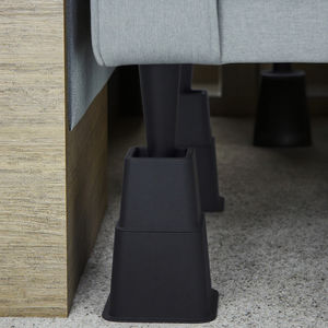 Alta calidad 8 piezas cada conjunto de Base de la cama de sofá de plástico vertical ajustable aumentar cama elevadores para muebles - Product Image 2