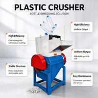 Broyeur de plastique multifonctionnel, déchiqueteuse de bouteilles en PET pour la réduction de la taille des matériaux à déchets