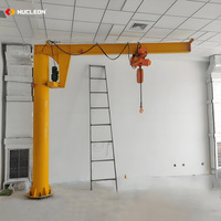 Bon prix grue de bras d'orientation de rotation de 360 ° de levage lourd industriel grue de potence 0.5 tonnes 1 tonne 2 tonnes 3 tonnes avec la conception libre de dessins