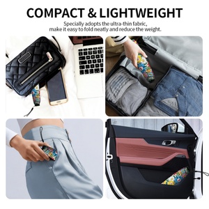 Wholesale Manual Quick Dry Carbon Fabric 19-Inch Lightweight Auto Close All-Season Folding Umbrella Case for Travel Business - Product Image 6