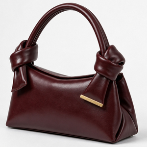 Sac à main pour femme en cuir véritable de haute qualité avec poignée nouée, vente en gros par le fabricant Gorfia - Product Image 4