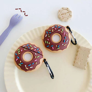 Custodia in silicone antiurto a forma di ciambella per <span class=keywords><strong>AirPods</strong></span> - Product Image 2