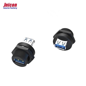 Jnicon <span class=keywords><strong>3.0</strong></span> <span class=keywords><strong>USB</strong></span> 2.0 Bộ chuyển đổi giắc cắm Bảng điều khiển Type-C gắn kết giao phối Ổ cắm Nam sang nữ ổ cắm kết nối chống nước IP67 - Product Image 3