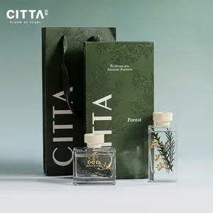 CITTA Sense奢华定制私人标签家居装饰香水奢华高香味蜡烛和芦苇香气扩散器礼品套装