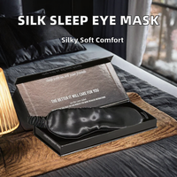 Masque de sommeil en soie brodé personnalisé, masque de sommeil occultant tendance pour la maison