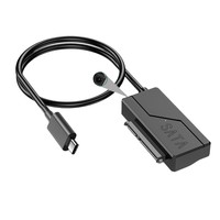Cable Adaptador USB 3.0 a SATA III de 5 Gbps para Unidades de Disco Duro SSD de 2.5 y HDD de 3.5 con Soporte UASP de 20 TB para Windows, Mac y Linux