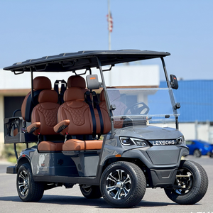 Voiturette de <span class=keywords><strong>golf</strong></span> électrique 6 places avec batterie au lithium 72V et contrôleur Curtis - Product Image 2