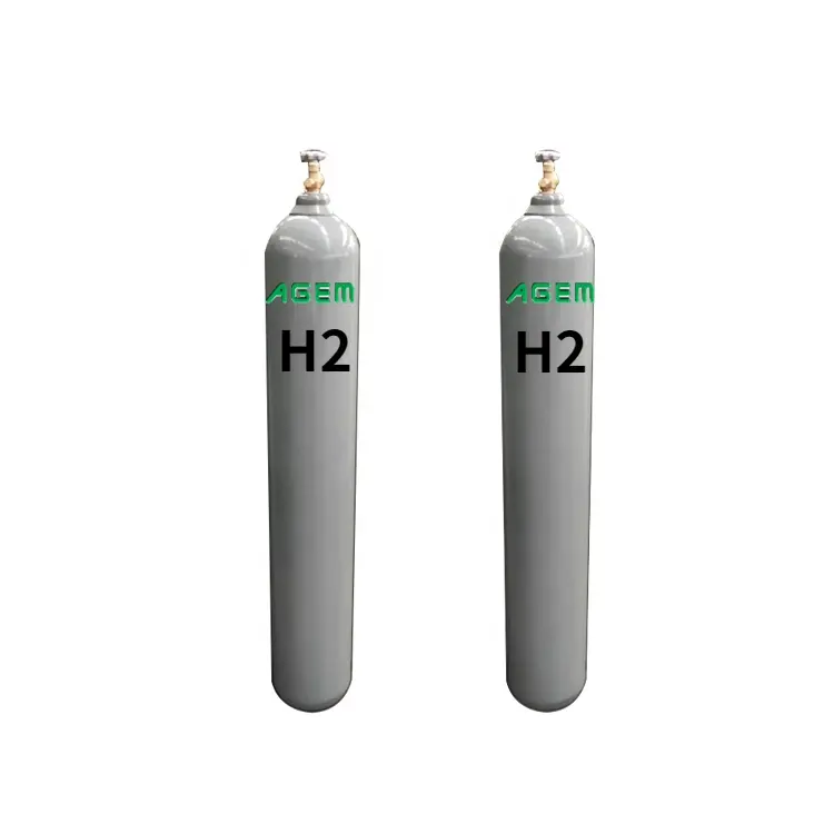 H2 OEM silinder Gas tekanan hidrogen Lpg kemurnian tinggi 5 Bar Neck150 tinggi/200 Bar GB/ISO/DOT Tank