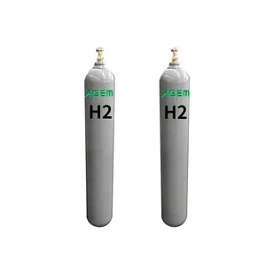 H2 OEM Cylindre de gaz sous pression GPL d'hydrogène de haute pureté 5 High Neck150 Bar/200 Bar GB/ISO/DOT Tank