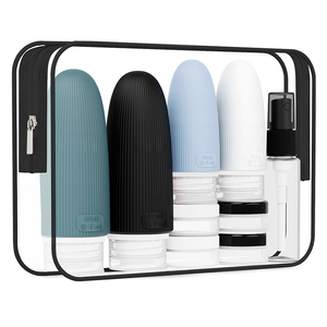 Şampuan kremi seyahat şişe sızdırmaz doldurulabilir yumuşak şerit bükülebilir kozmetik konteyner paketi seyahat kiti - Product Image 1