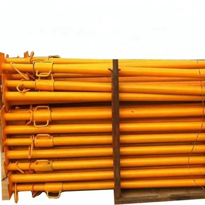 Support d'échafaudage en acier galvanisé pilier réglable en acier coffrage en béton support télescopique