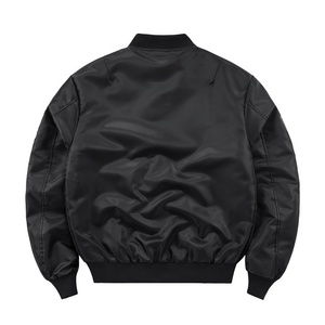 OEM Casual Slim-fit Pilot <strong>Jacket</strong> for Men with Stand Collar Korean Style <strong>Waterproof</strong> <strong>Thin</strong> for Daily Streetwear Outdoor Sports - Product Image 2