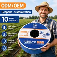 1,0 bar nominale werkdruk druppelband van PE-materiaal voor het bewateren van groenten, fruit en planten in landbouw en kassen