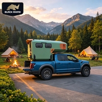 Module de camping-car amovible pour pick-up, espace de vie mobile et portable pour un voyage confortable et une vie autonome en plein air