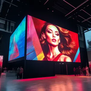 Noleggio di pubblicità personalizzata schermo esterno a Led p5 display da parete a led per esterni con display a LED per poster