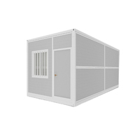 Maisons pliantes extensibles préfabriquées bon marché Conteneurs de stockage dépliables en béton unités pliables bureau portable
