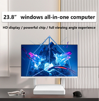 PC todo en uno de 23,8 pulgadas con resolución de 1920*1080 I5 I7 I9 Core Juego completo PC de escritorio todo en uno para pantalla LCD de uso doméstico