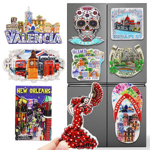 מפעל פרסום מותאם אישית 3d polyresin איטליה מגנט מקרר עיר מגנטים למקרר למקרר המזכרות תיירים - Product Image 2