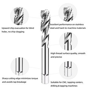 لقمة حفر حلزونية M2 HSS ST مخصصة من المصنع لآلة قطع البراغي - Product Image 2