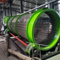 Écran à tambour à moteur robuste Pengpai pour le criblage des minerais et des agrégats, conception de structure en acier haute capacité