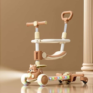 <span class=keywords><strong>Scooter</strong></span> Multifuncional 5 en 1 de Plástico para Niños, Plegable, con Cuatro Ruedas - Product Image 1