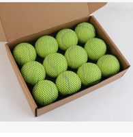 Lot de balles de tennis personnalisées avec logo imprimé pour chiens, jouet interactif pour animaux de compagnie de 2,5 pouces pour l'entraînement à la plage et la pratique du lancer