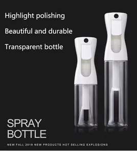 Hair Spray Bottle Spray Continuous White Spray Bottle 500ml 200ml 300ml Fine Mist Sprayer Bottle Black