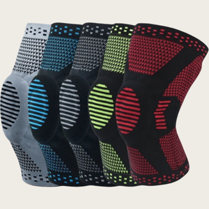 快適なプロ仕様の圧縮スポーツナイロン膝サポーター、膝の痛み緩和に - Product Image 1