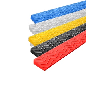 Almohadilla para escalones, peldaño para umbral de puerta, tablero para escalones de escalera, umbral interior para robot aspirador, para subir al umbral de la puerta, rojo/negro/amarillo - Product Image 1