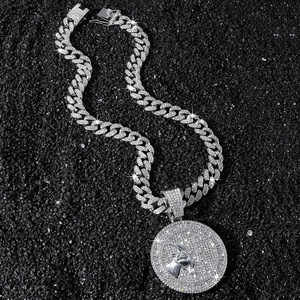 Nuevo Collar con Colgante Circular de Cabra Estilo Hiphop, con Características Únicas, Venta Caliente, Joyería de Moda para Hombre, Venta al Por Mayor - Product Image 3