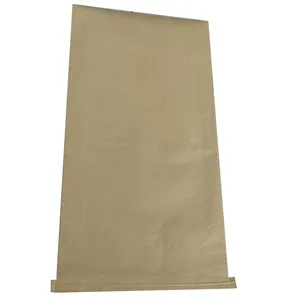 Vente en gros 20/25KG argile/mortier/plâtre sac d'emballage papier kraft sacs en papier de ciment fabrique