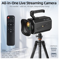 OEM X7 4K Canlı Yayın Web Kamerası 4/3 İnç CMOS Sensör TOF Otomatik Odaklama F1.5 Diyafram Açıklığı /USB3.0 Çıkışlı Video Konferans Plastik