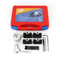 Red Box -mini Tour Outil Post Mini Tour Porte-Outil à Changement Rapide pour Mini Tour Aluminium 12 Pcs