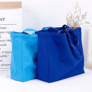 Bolsa de Compras de Lona Ecológica, Personalizable con Logotipo, Color Sólido, Gran Capacidad, Venta al Por Mayor - Product Image 3