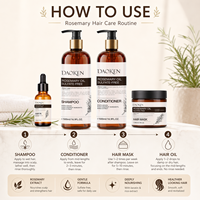 Shampooing Végétalien au Romarin Marque Blanche – Stimule la Croissance des Cheveux, Nourrit et Répare – Usage Quotidien à Domicile