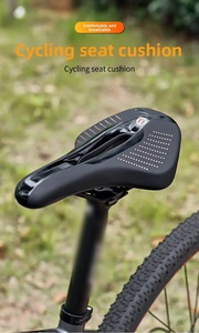 <span class=keywords><strong>Asiento</strong></span> de <span class=keywords><strong>Bicicleta</strong></span> <span class=keywords><strong>para</strong></span> Carretera, Sillín de PU Ultraligero, Transpirable y Cómodo, Cojín de <span class=keywords><strong>Asiento</strong></span> Suave y Cómodo <span class=keywords><strong>para</strong></span> Ciclismo Deportivo y de Carreras - Product Image 5
