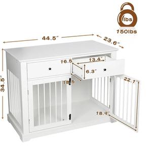 Venta caliente buen precio jaulas de madera para perros cajones casa muebles interior moderna casa para perros jaula para mascotas perrera para perros con cajones de almacenamiento - Product Image 2