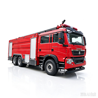 Truk Pemadam Kebakaran Howo Baru 6x4 18000L 460HP Euro 6 Truk Pemadam Kebakaran Tangki Air Ukuran Besar Truk Pemadam Kebakaran Howo 6*4