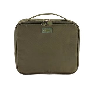 กระเป๋าเครื่องสำอางแบบมีล้อลากสำหรับเดินทางกลางแจ้ง ผลิตจากไนลอนกันน้ำ ดีไซน์หรูหรา พร้อมหูหิ้วและซิปปิด รุ่น 2026 - Product Image 3