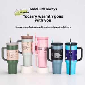 Vaso de Viaje de Acero Inoxidable de 40 Onzas, Libre de BPA, con Triple Aislamiento al Vacío, Tapa Antiderrames, Pajita y Asa, Ideal para Regalo - Product Image 2