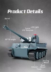 Originele JJRC Q85 Battle Tank Auto RC Model <span class=keywords><strong>2</strong></span>.4G Afstandsbediening Programmeerbare Crawler Tank Geluidseffecten Militaire Tank 1/30 - Product Image 2