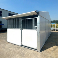 Porte de box temporaire pour chevaux galvanisée à chaud, fournie par l'usine, pour écurie et box à chevaux