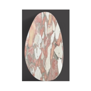 Plateau de table rond en marbre Rosa Pink Veins de Norvège, stratifié, pour table à manger, comptoirs de cuisine - Product Image 2