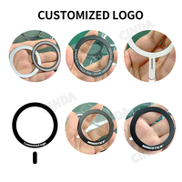 Pegatina de anillo magnético Premium Compatible con carga inalámbrica para iPhone para Samsung Otros teléfonos móviles Acceso de teléfono móvil Premium